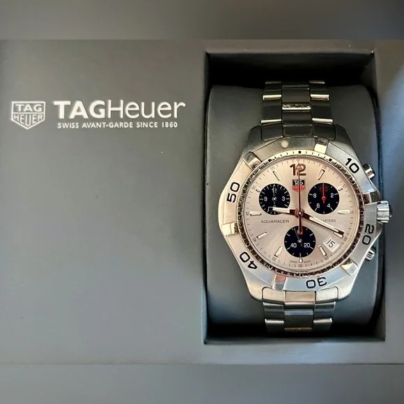 TAG HEUER AQUARACER PRO SWISS CHRONOGRAPH WATCH | 42mm | LIKE NEW IN PACKAGING! - Picture 5 of 14